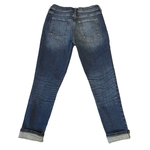 Banana Republic Girlfriend Cuffed Jeans. Blue Size 26 #1091 - Picture 6 of 8